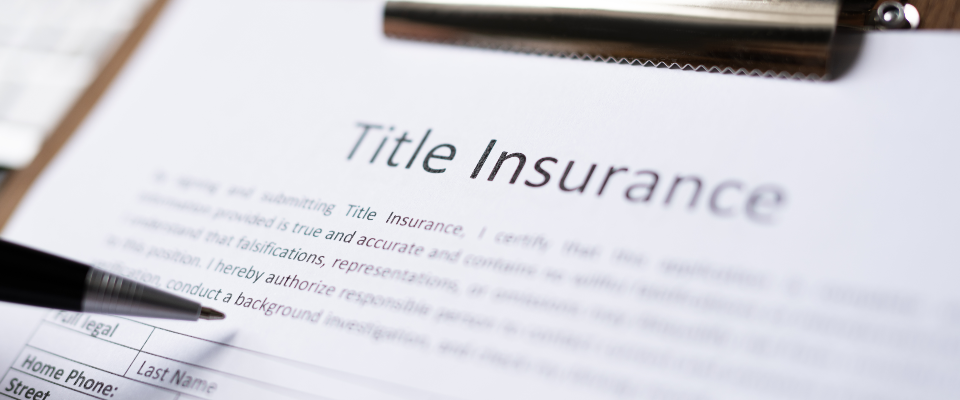 All you need to know about title insurance